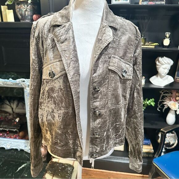 Cabi Deep Olive Green Sunday Topper Jacket Size Medium - Picture 9 of 12